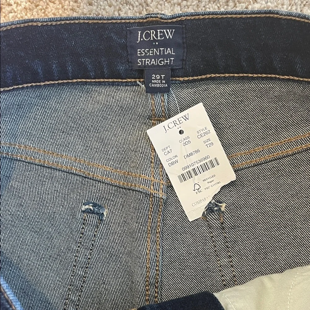 J. Crew Women's Essential Straight Jeans